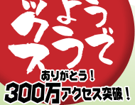 ���肪�Ƃ��I300���A�N�Z�X�˔j�I